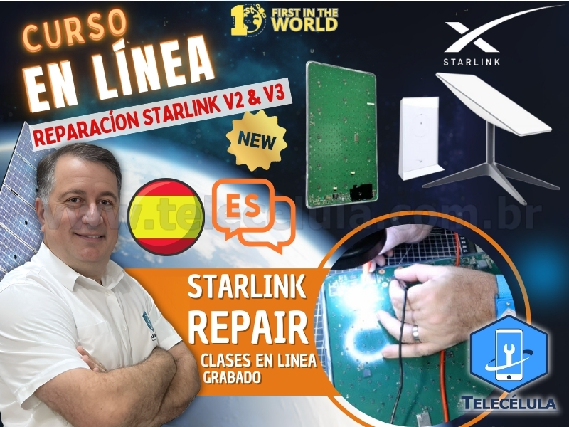 Sem Imagem - CURSO AVANZADO REPARACIN DE PLACAS STARLINK V2 Y V3 EN ESPAOL EN LNEA (LAS CLASES COMIENZAN 5/11)